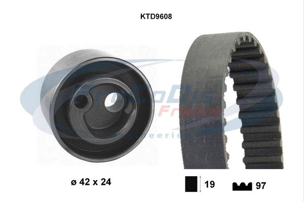 PROCODIS FRANCE paskirstymo diržo komplektas KTD9608